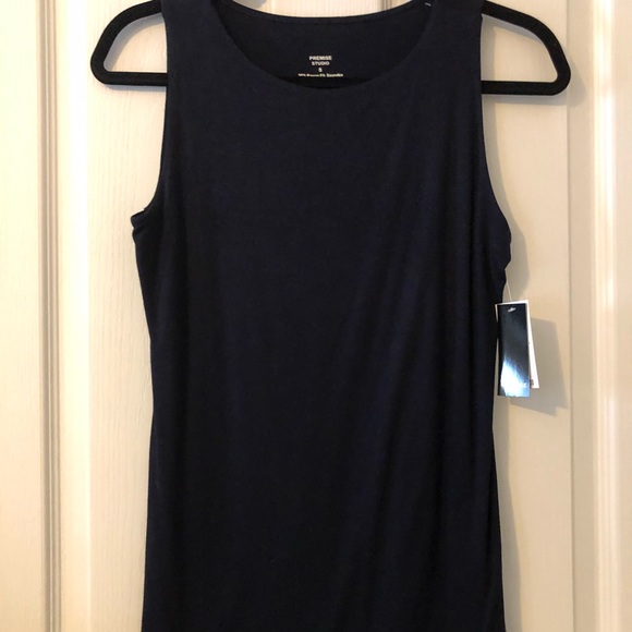 Premise Studio Black Scoopneck Sleeveless Tank Size Small NWT - Picture 2 of 6